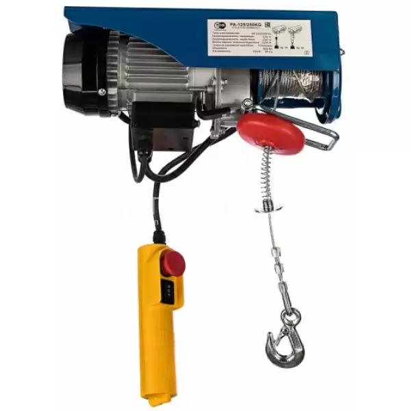 Таль электрическая TOR PA 250/500 кг 30/15 м